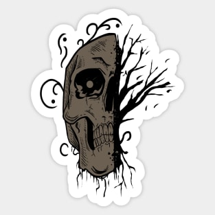 Skull Sticker